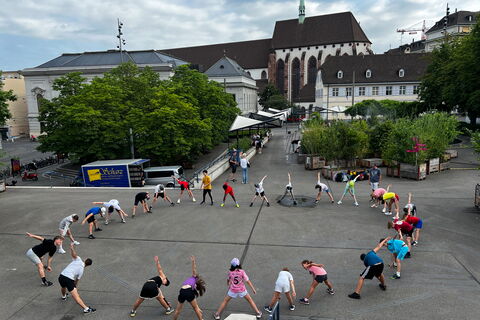 Parkour Klassen 5a und 5b