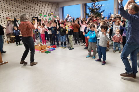 Chorprobe von der EK bis zur 3. Klasse